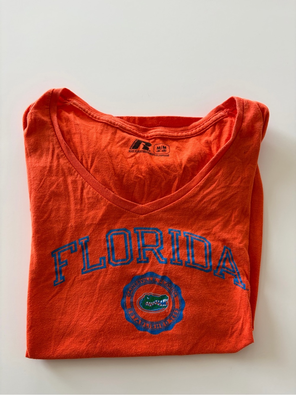 University of Florida Graphic V-Neck Tee - Orange